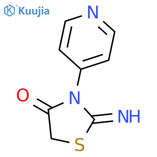4-Thiazolidinone, 2-imino-3-(4-pyridinyl)- structure