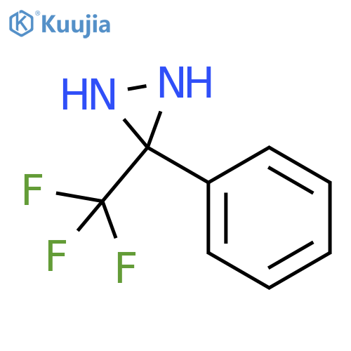 3-Phenyl-3-(trifluoromethyl)-diaziridine structure