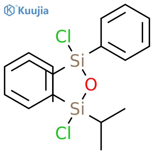 Disiloxane, 1,3-dichloro-1,3-bis(1-methylethyl)-1,3-diphenyl- structure