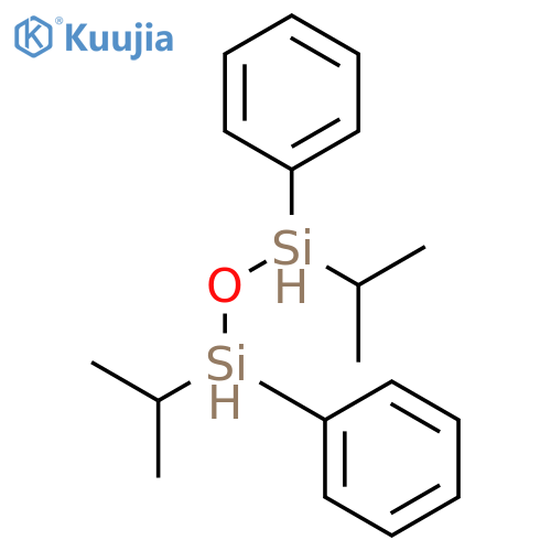 Disiloxane, 1,3-bis(1-methylethyl)-1,3-diphenyl- structure