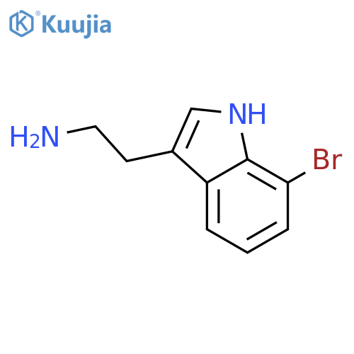 2-(7-Bromo-1H-indol-3-yl)ethan-1-amine structure