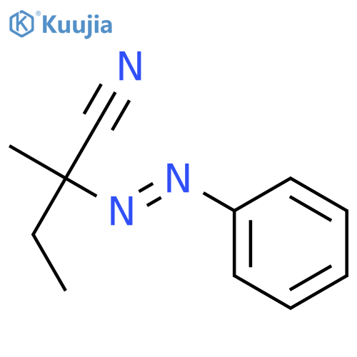 Butanenitrile, 2-methyl-2-(phenylazo)- structure