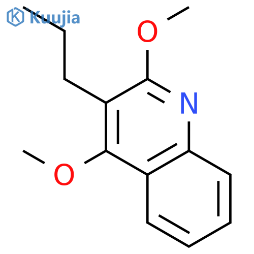 QUINOLINE, 2,4-DIMETHOXY-3-PROPYL- structure