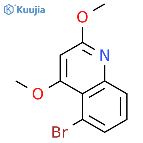Quinoline, 5-bromo-2,4-dimethoxy- structure