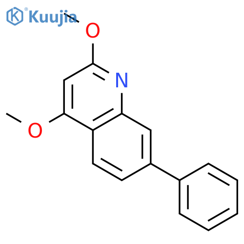 QUINOLINE, 2,4-DIMETHOXY-7-PHENYL- structure