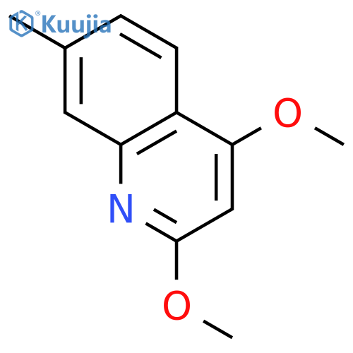 Quinoline, 2,4-dimethoxy-7-methyl- structure