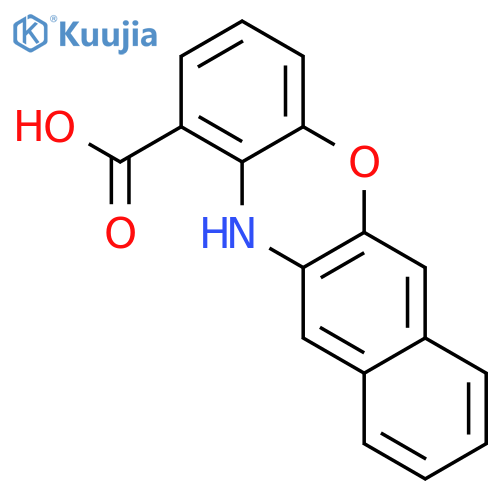 12H-BENZO[B]PHENOXAZINE-1-CARBOXYLIC ACID structure
