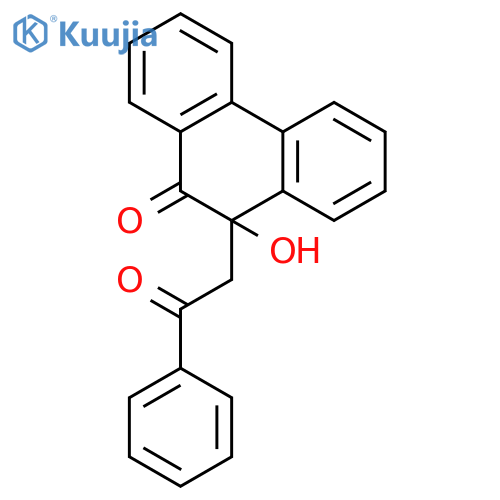 9(10H)-PHENANTHRENONE, 10-HYDROXY-10-(2-OXO-2-PHENYLETHYL)- structure