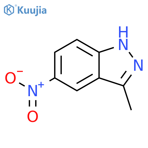 3-Methyl-5-nitro-1H-indazole structure