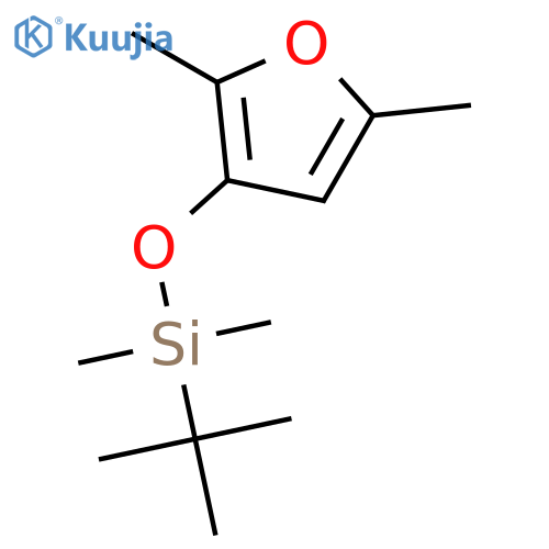 Silane, (1,1-dimethylethyl)[(2,5-dimethyl-3-furanyl)oxy]dimethyl- structure