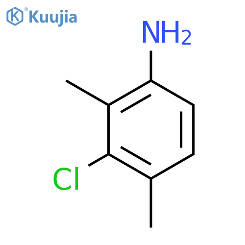 3-chloro-2,4-dimethylaniline structure