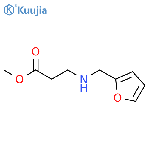 Methyl 3-((furan-2-ylmethyl)amino)propanoate structure