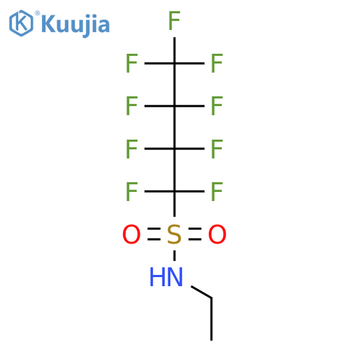 1-Butanesulfonamide, N-ethyl-1,1,2,2,3,3,4,4,4-nonafluoro- structure