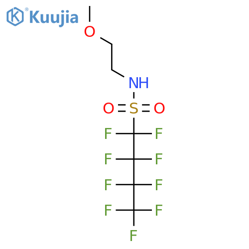 1,1,2,2,3,3,4,4,4-Nonafluoro-N-(2-methoxyethyl)-1-butanesulfonamide structure