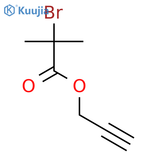 Propargyl 2-bromoisobutyrate structure