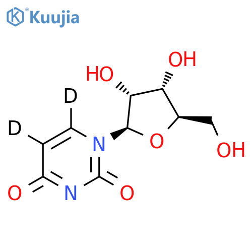 uridine-5,6-d2 structure