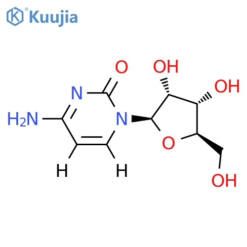 Cytidine-5,6-d2 structure