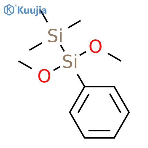 DISILANE, 1,1-DIMETHOXY-2,2,2-TRIMETHYL-1-PHENYL- structure