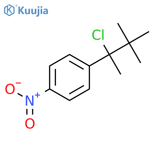 1-(1-Chloro-1,2,2-trimethylpropyl)-4-nitrobenzene structure