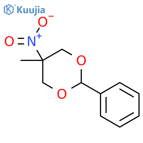 5-methyl-5-nitro-2-phenyl-1,3-dioxane structure