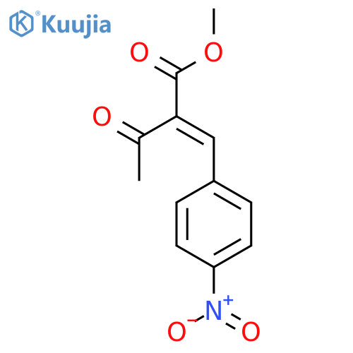 BUTANOIC ACID, 2-[(4-NITROPHENYL)METHYLENE]-3-OXO-, METHYL ESTER structure