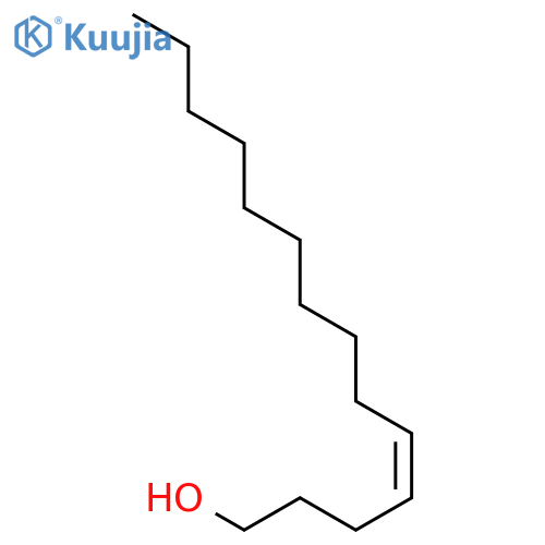 cis-4-Tetradecen-1-ol structure