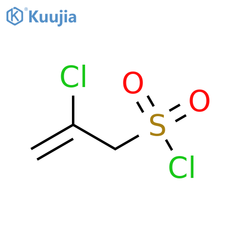 2-chloroprop-2-ene-1-sulfonyl chloride structure