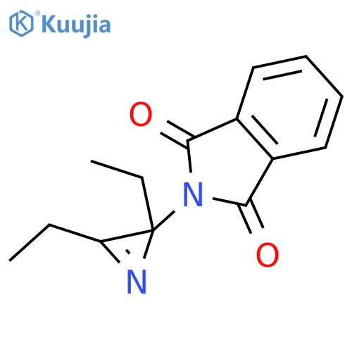 1H-ISOINDOLE-1,3(2H)-DIONE, 2-(2,3-DIETHYL-2H-AZIRIN-2-YL)- structure