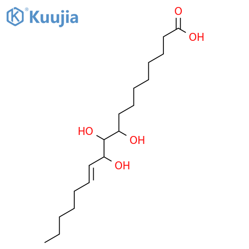 (12Z)-9,10,11-trihydroxy-12-octadecenoic acid structure