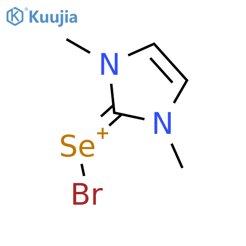 Selenonium, bromo(1,3-dihydro-1,3-dimethyl-2H-imidazol-2-ylidene)- structure