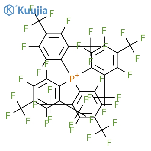 Phosphonium, tetrakis[2,3,5-trifluoro-4,6-bis(trifluoromethyl)phenyl]- structure