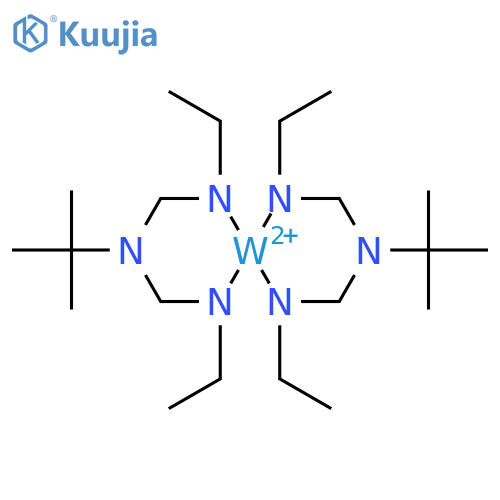 Bis(tert-butylimino)bis(ethylmethylamino)tungsten(vi) structure