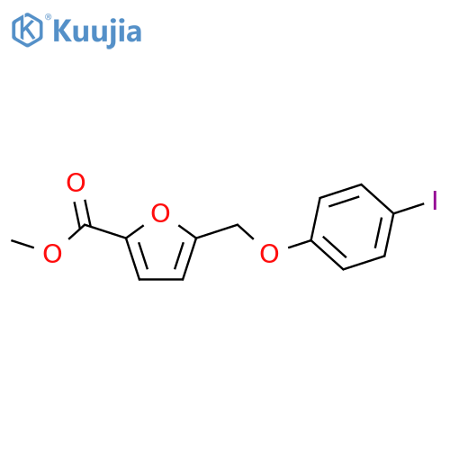methyl 5-(4-iodophenoxy)methylfuran-2-carboxylate structure
