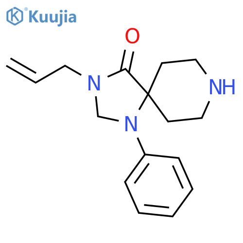 1,3,8-Triazaspiro[4.5]decan-4-one, 1-phenyl-3-(2-propenyl)- structure