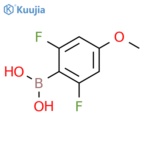(2,6-difluoro-4-methoxyphenyl)boronic acid structure