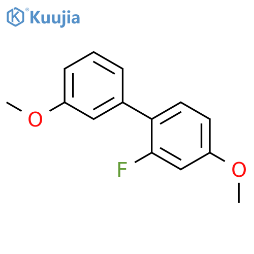 2-fluoro-4-methoxy-1-(3-methoxyphenyl)benzene structure