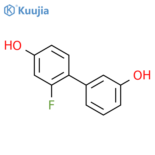 3-fluoro-4-(3-hydroxyphenyl)phenol structure