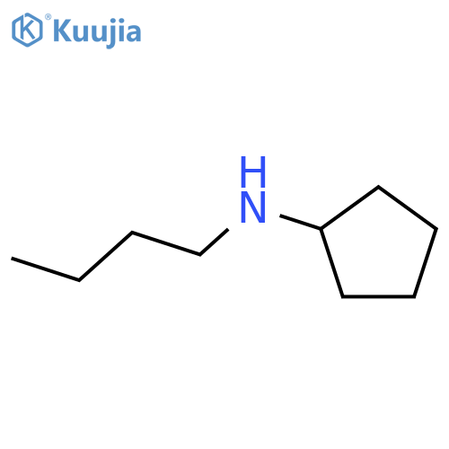 N-Butylcyclopentanamine structure