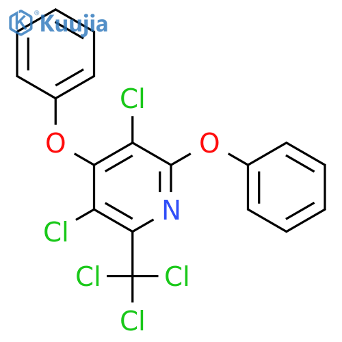 Pyridine, 3,5-dichloro-2,4-diphenoxy-6-(trichloromethyl)- structure