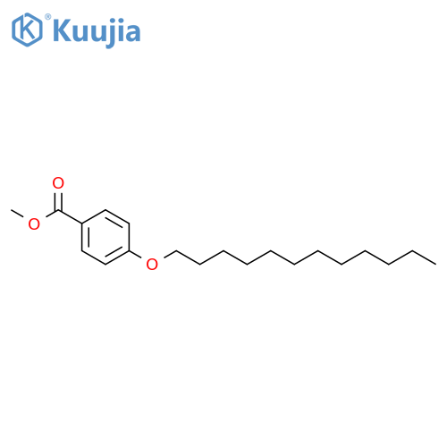 Benzoic acid,4-(dodecyloxy)-, methyl ester structure