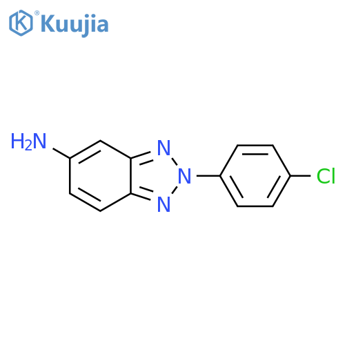2-(4-Chlorophenyl)-2H-1,2,3-benzotriazol-5-amine structure