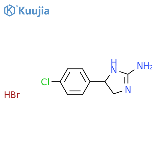 2-Amino-4-(4-chlorophenyl)-2-imidazoline hydrobromide structure