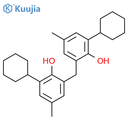 6,6'-Methylenebis(2-cyclohexyl-4-methylphenol) structure