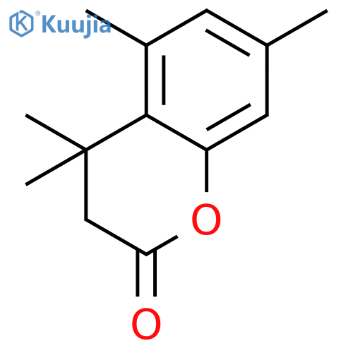 4,4,5,7-tetramethylchroman-2-one structure