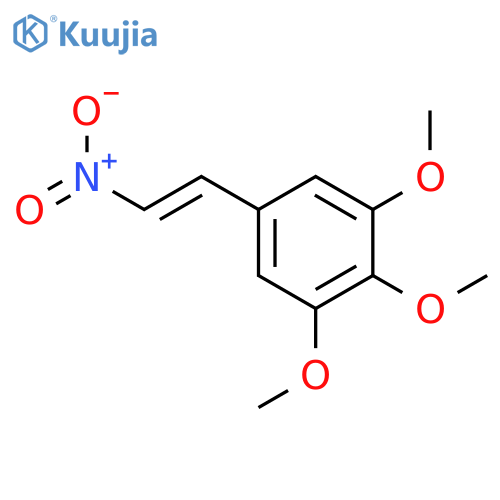 1,2,3-trimethoxy-5-(2-nitroethenyl)benzene structure