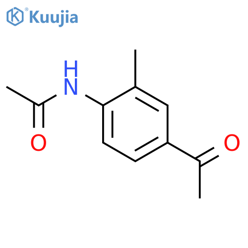 N-(4-Acetyl-2-methylphenyl)acetamide structure