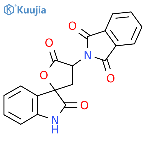 3'-(1,3-Dioxoisoindol-2-yl)spiro[1H-indole-3,5'-oxolane]-2,2'-dione structure