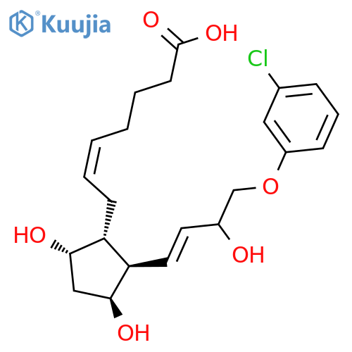16-(3-Chlorophenoxy)-17,18,19,20-tetranorprostaglandin F2alpha structure