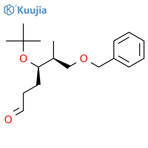 HEXANAL, 4-(1,1-DIMETHYLETHOXY)-5-METHYL-6-(PHENYLMETHOXY)-, (4R,5S)- structure