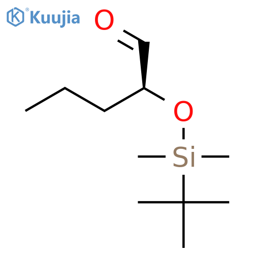 Pentanal, 2-[[(1,1-dimethylethyl)dimethylsilyl]oxy]-, (2S)- structure